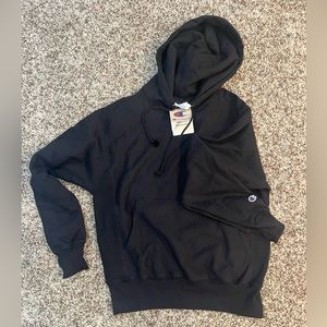Black Champion hoodie. New with tags. Size small